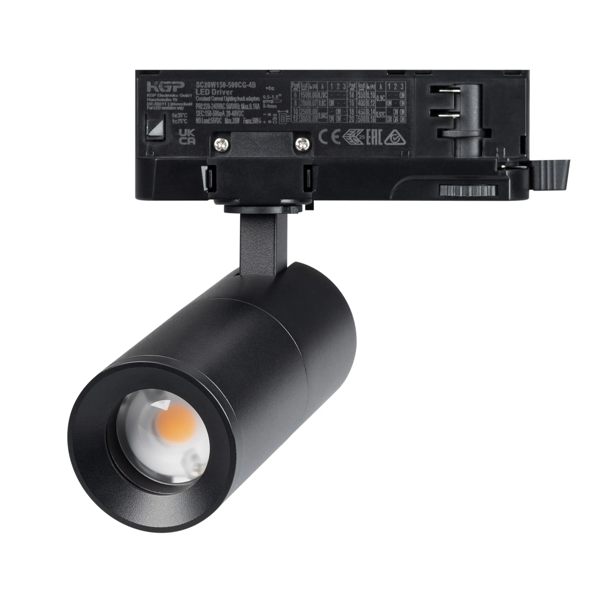 Светильник LGD-ARTEMIS-TRACK-4TR-R55-12W Day4000 (BK, 8-80 deg, 230V, TRIAC) (Arlight, IP20 Металл, 5 лет)
