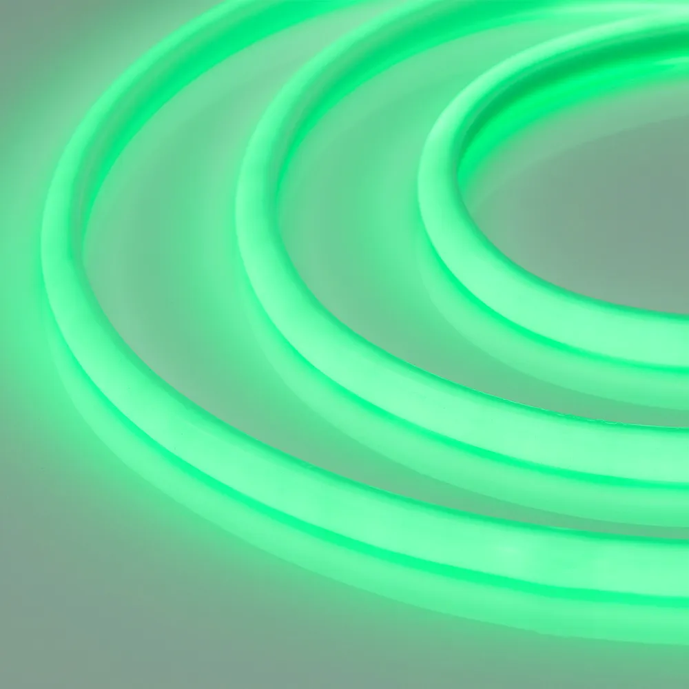 Лента светодиодная герметичная RTW-PWT-A180-13mm 24V Green (14.4 W/m, IP67, 2835, 5m) (Arlight, 14.4 Вт/м, IP67) - изображение товара