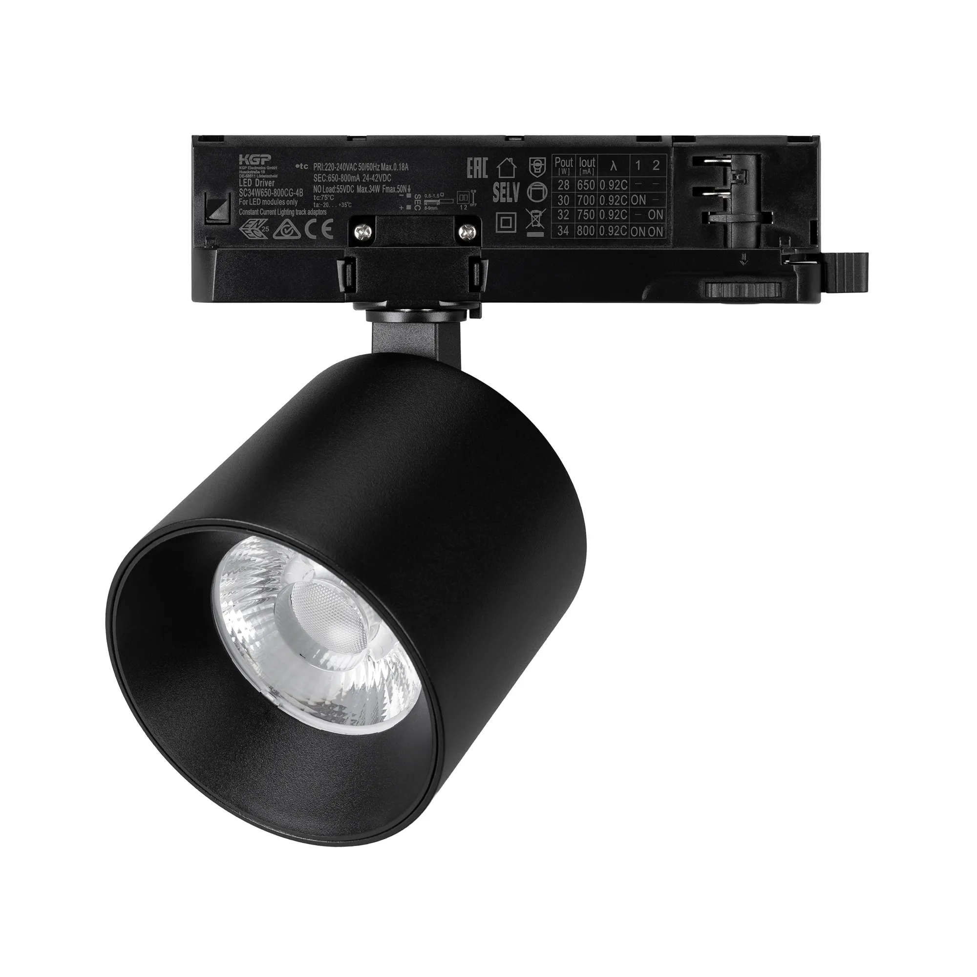 Светильник LGD-DYKE-4TR-R90-26W Day4000 (BK, 50 deg, 230V, DALI) (Arlight, IP20 Металл, 5 лет)