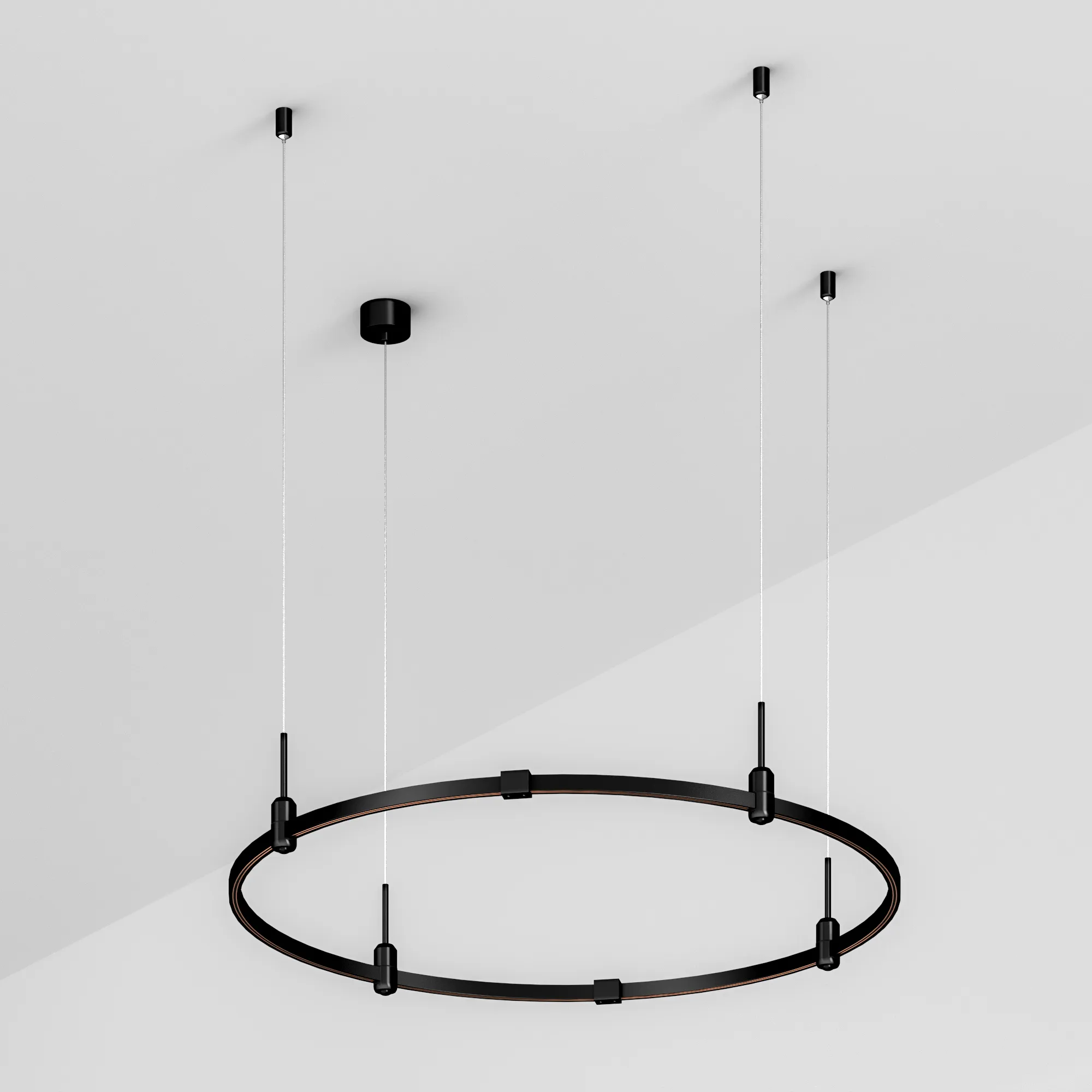 Трек ART-APRIORI-ROUND-HANG-R1000 (BK) (Arlight, IP20 Металл, 3 года) - изображение товара