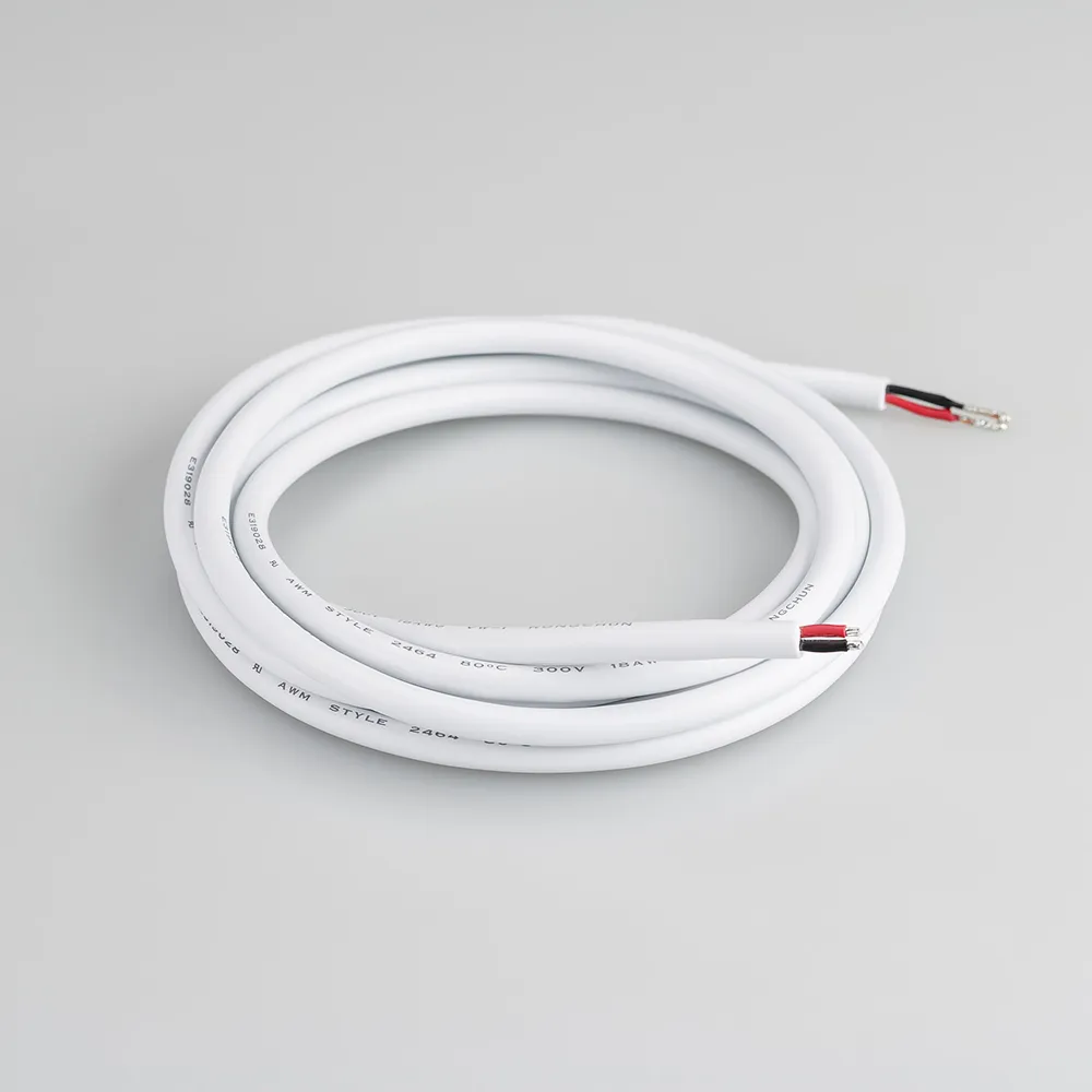 Провод питания ARL-MOONLIGHT-20AWG-2W-D4.5-CU-2000 White (Arlight, Закрытый) - изображение товара
