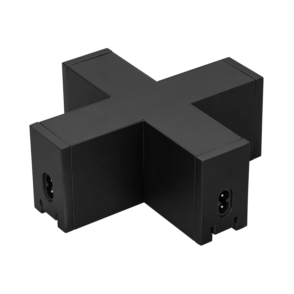 Коннектор крестовой NEO-CLIP-38-CON-X-BK (Arlight, IP40 Металл, 3 года) - изображение товара