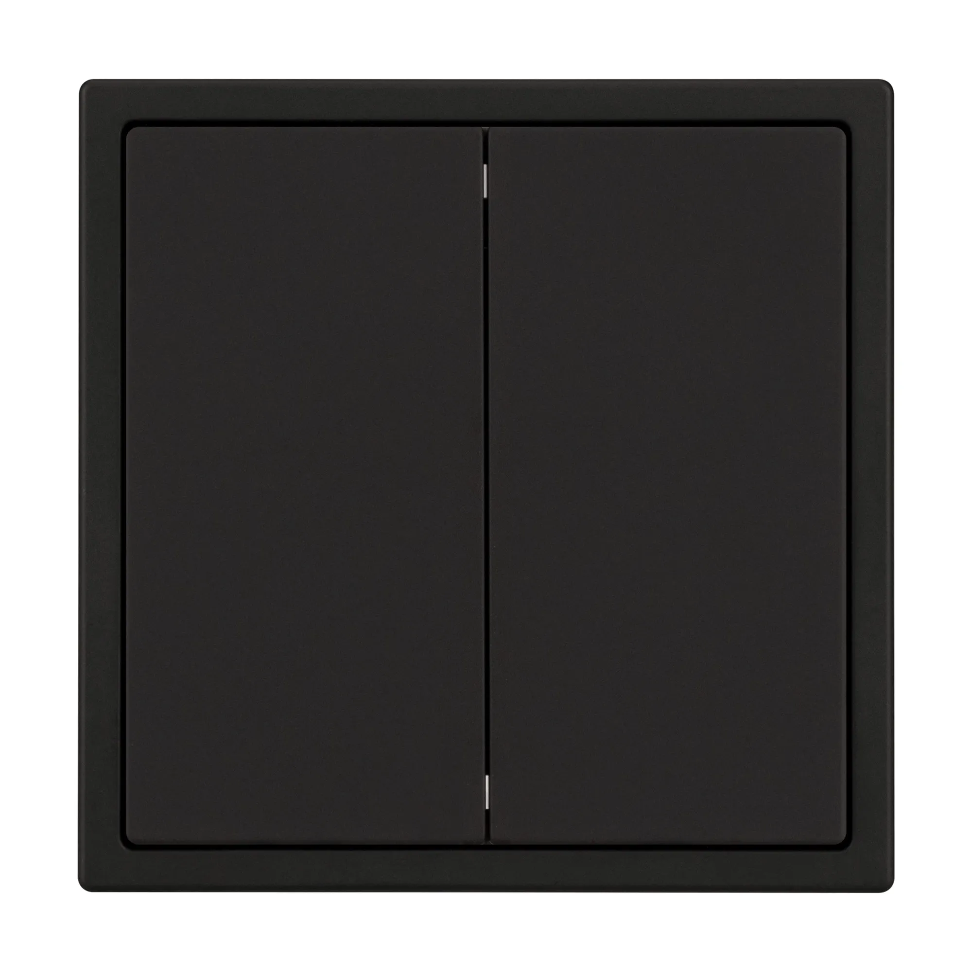 Механизм звонкового выключателя двухклавишный SWT-NOBE-MKR2-SFPL-BK (230V, 10A) (Arlight, Черный оникс)