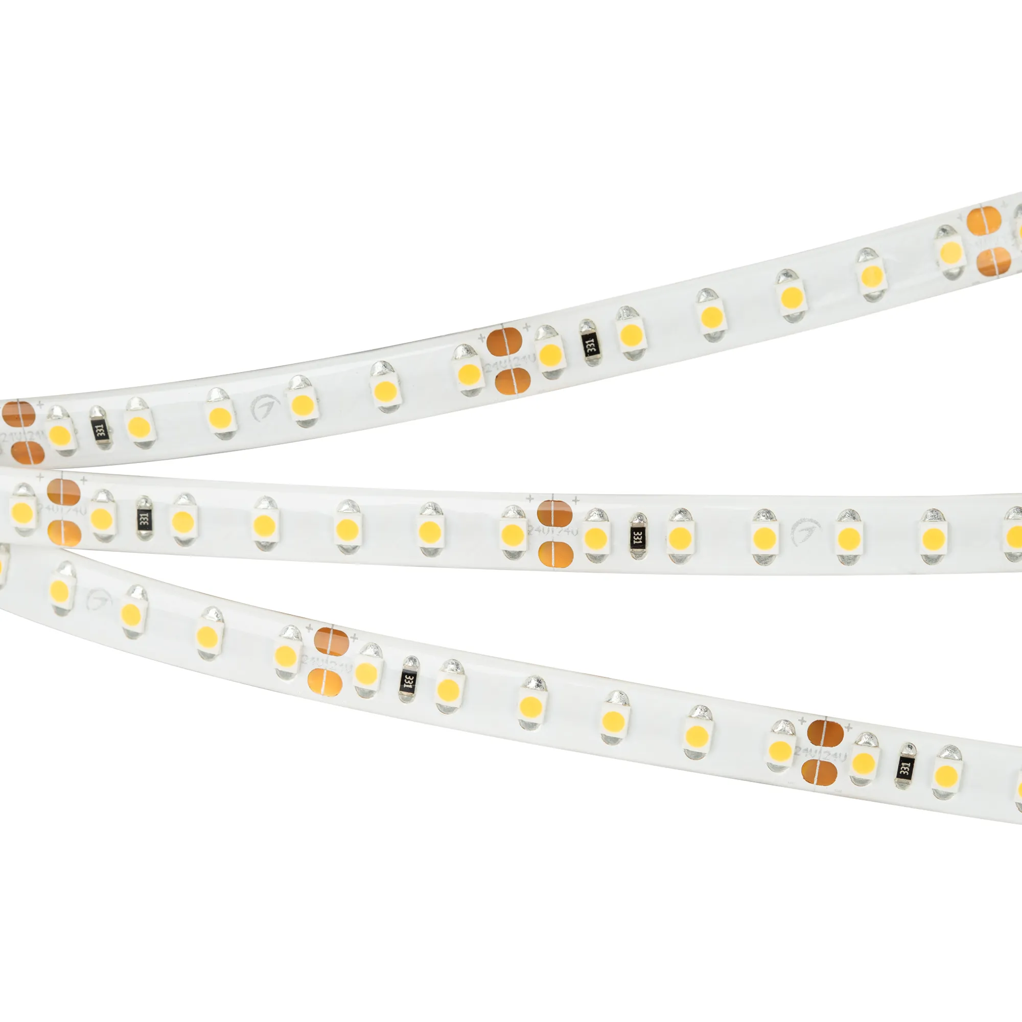 Лента светодиодная RTW 2-5000SE 24V Day 2x (3528, 600 LED, LUX) (Arlight, 9.6 Вт/м, IP65)