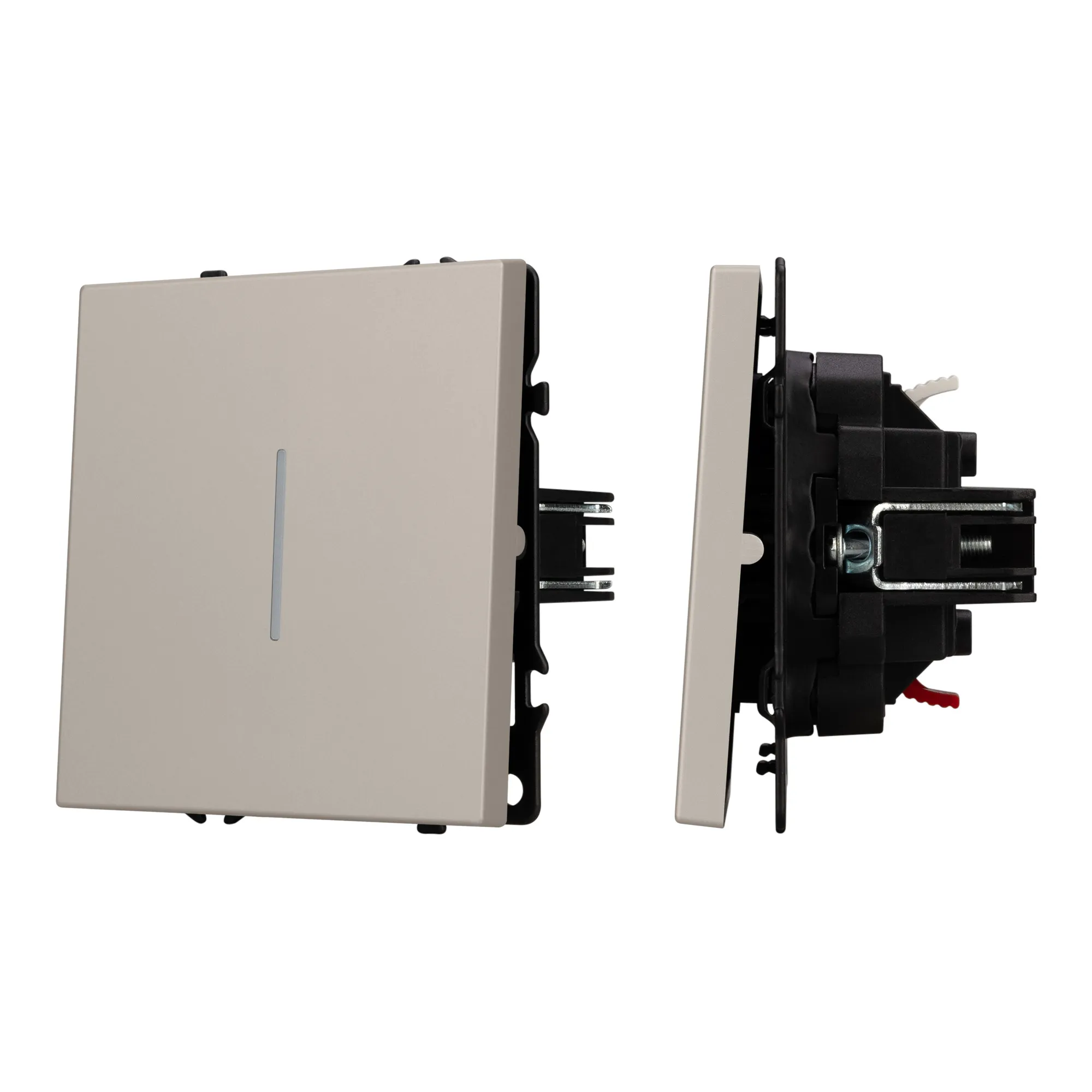 Механизм звонкового выключателя LED SWT-NOBE-MKR1-SFPL-L-CA (230V, 10A) (Arlight, Кашемир)
