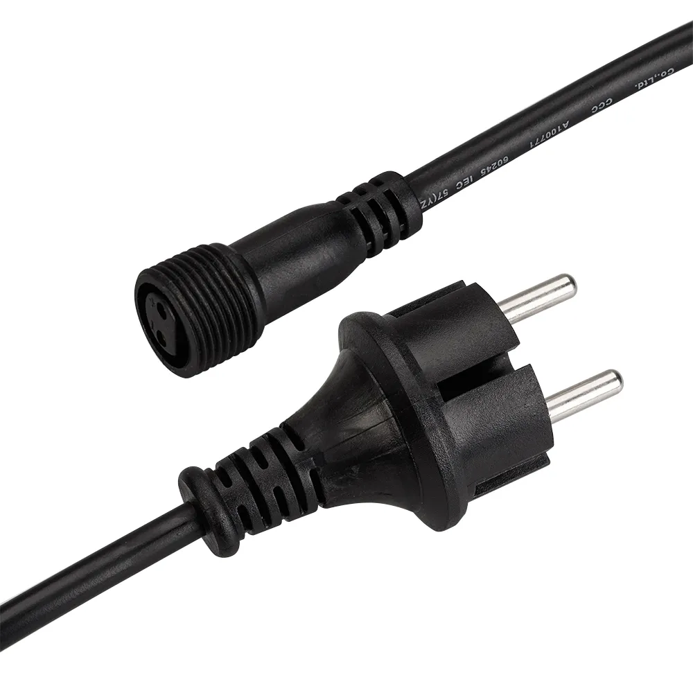 Шнур питания ARD-CLASSIC-BALL-LIVE-1.5M Black (230V, 1.6A) (Ardecoled, Закрытый) - изображение товара