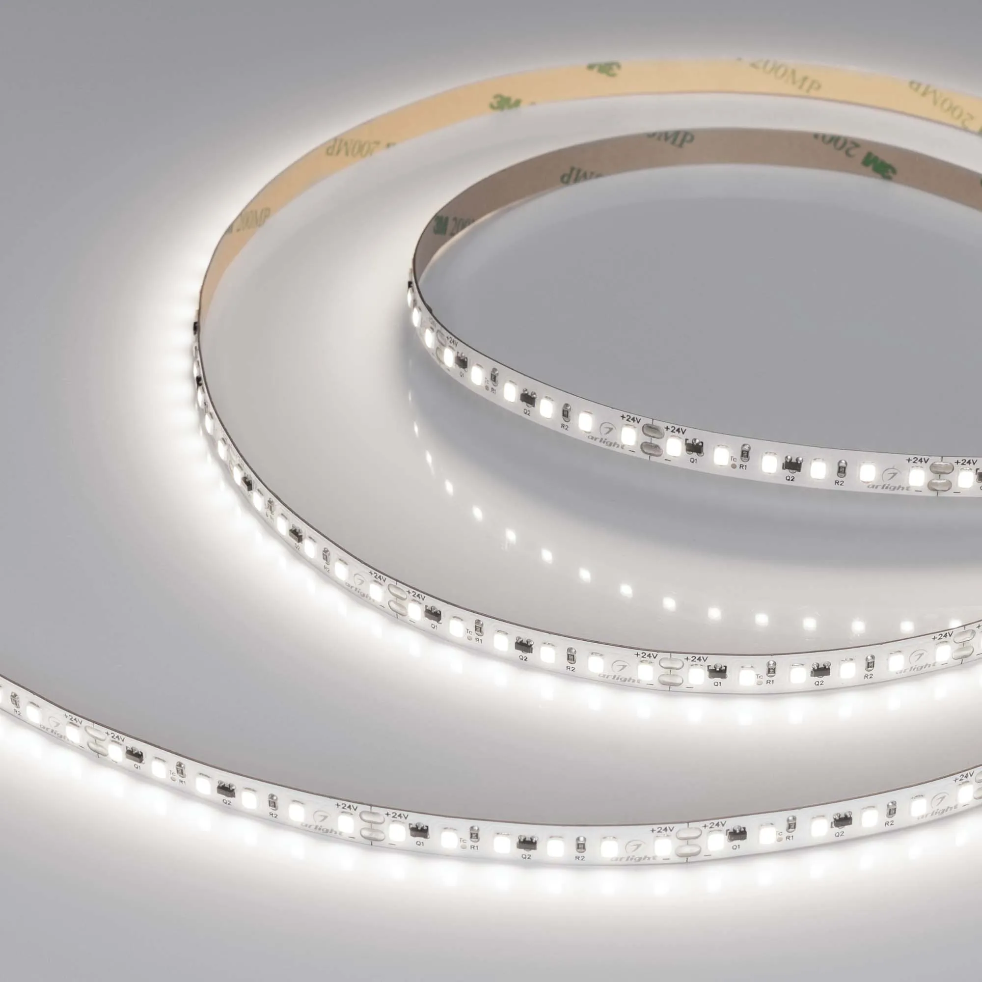 Лента светодиодная IC-A120-8mm 24V Day5000 (9.6 W/m, IP20, 2835, 10m) (Arlight, стабилизированная) - изображение товара